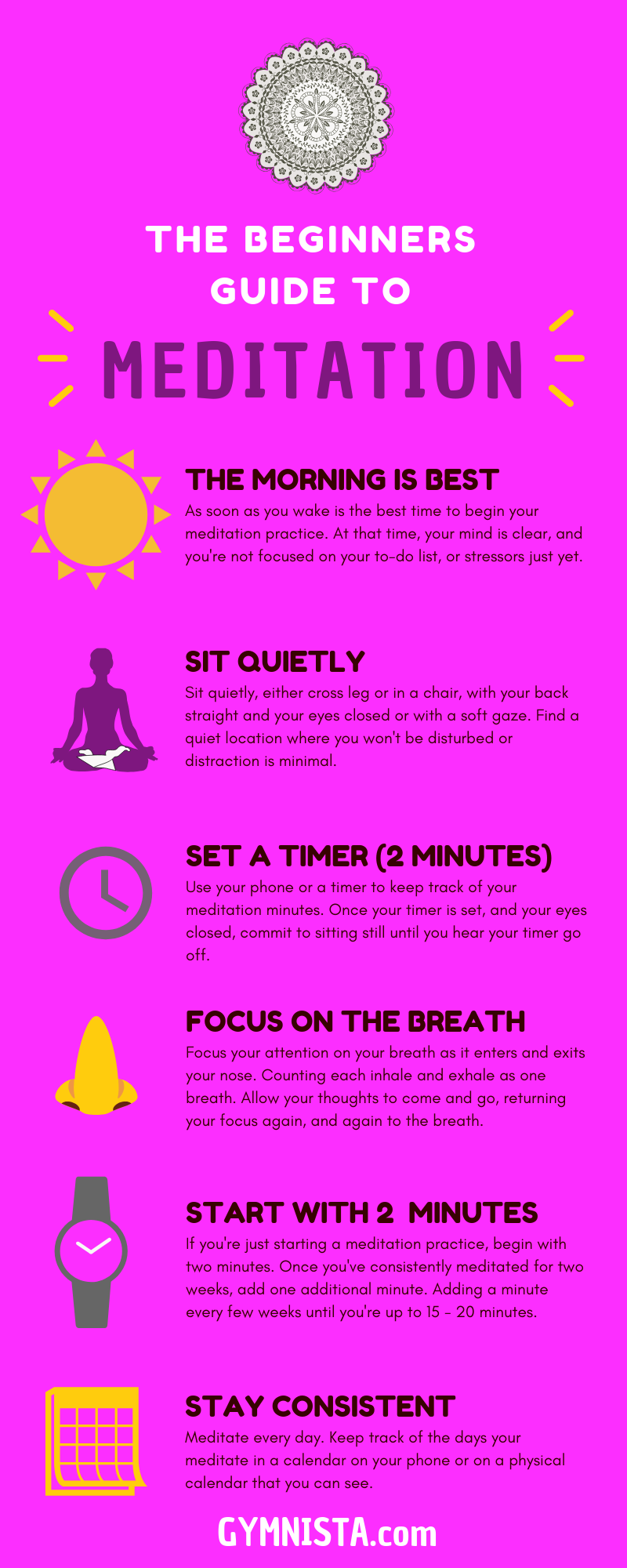 How to Meditate - GYMNISTA